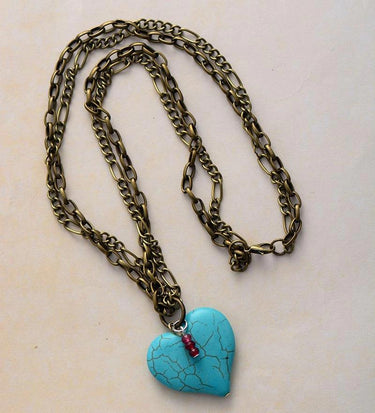 Heart's Journey Turquoise Necklace-Your Soul Place